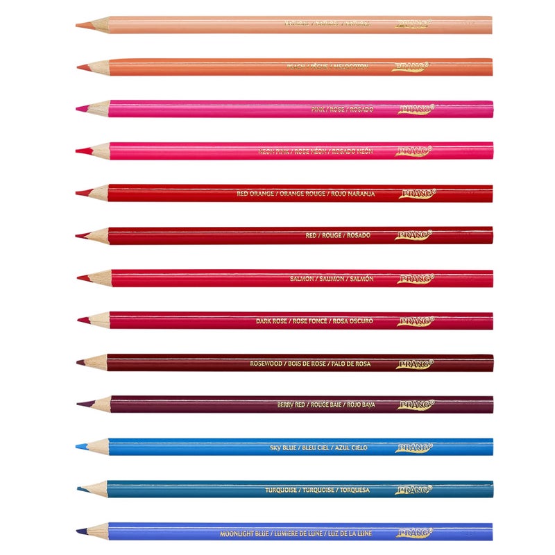 Prang Colored Pencil Sets, 3.3 Mm, 2b (#1), Assorted Lead/barrel Colors, 50/pack - Image 5